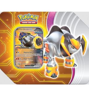 Pokemon  PARADOX DESTINIES TIN - Iron Boulder Ex