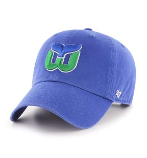 47 Brand NHL Clean Up Adjustable Hat - Hartford Whalers