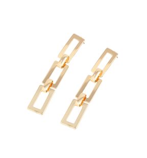 SOHI Women's gold Link Drop Earrings