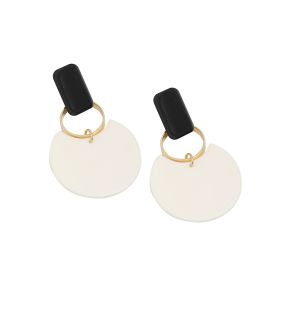 SOHI Women's Block Drop Earrings