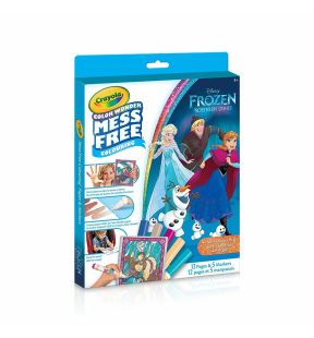 Crayola Color Wonder Glitter Kit Frozen Markers and Coloring Pages