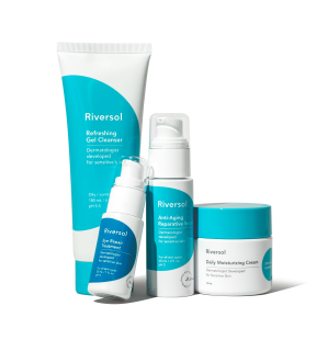 Anti-Aging Trio with Eye Repair Treatment - Oily Skin