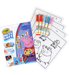 Crayola Peppa Pig Color Wonder Mess Free Coloring - 18 Pages and 4 Markers