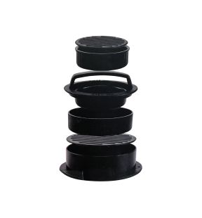 JS Gourmet - Burger Press, Non-Stick Coating, 3 Different Sizes