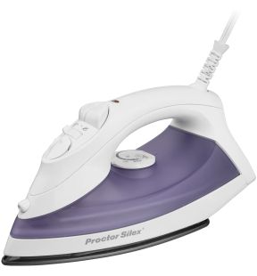 Proctor Silex - Lightweight Iron with Non-Stick Sole, Purple