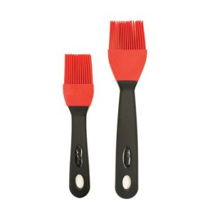 Starfrit - Set of 2 Silicone Basting Brushes, Red