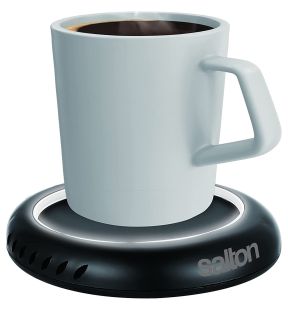 Salton SMW2094BKW Mug Warmer for Coffee Tea Scented Candle or Wax with LED Lighting Black