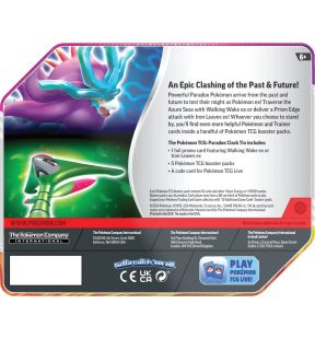 Pokemon  Paradox Clash Tin - Iron Leaves