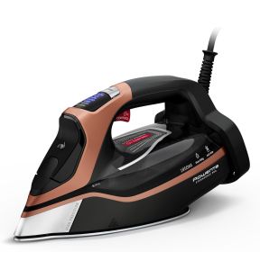 Rowenta - SteamForce Pro Steam Iron, 5 Presets, 1845 Watts, Black