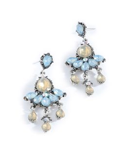 SOHI Women Blue Drop Earrings