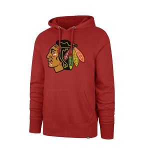 47 Brand Imprint Headline Pullover Mens Hoodie - Chicago Blackhawks