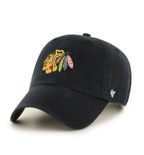 47 Brand NHL Clean Up Adjustable Hat - Chicago Blackhawks