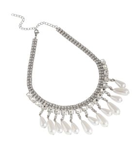 SOHI Women's Drop Statement Necklace