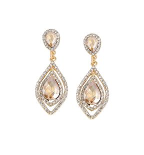 SOHI Women's Dazzling Drop Earrings