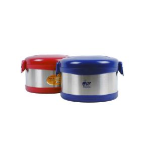 Whale / Sun Kung Thermal Lunch Kit |J950EB| 0.95L with divider basket, incl carrying bag, assorted color(blue/red)