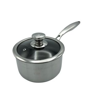 Targu Hybrid Sauce Pan: 16cm with glass lid | BC-HW16SPG