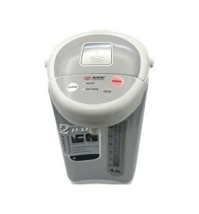 Sunpentown Hot Water Pot: 4.0L, silver | SP-4000