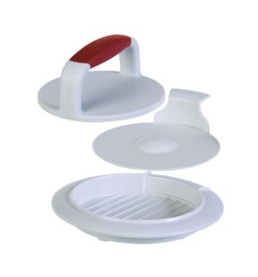 Starfrit - Hamburger Press, Set of 3 Pieces, White