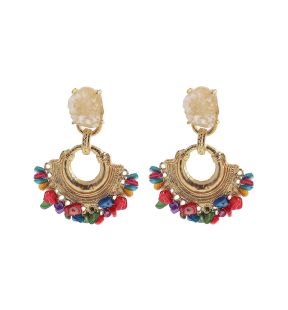 SOHI Women Multicolour Drop Earrings