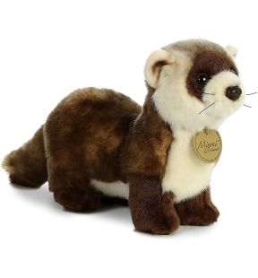 Aurora Black Footed Ferret Miyoni Plush 10.5"