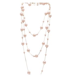 SOHI Women's Snowball Layered Necklace