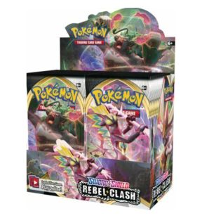 Pokemon  Sword and Shield: Rebel Clash Booster Box New