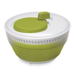 Starfrit - Collapsible Salad Spinner, 3 Liter Capacity, Dishwasher Safe, Green