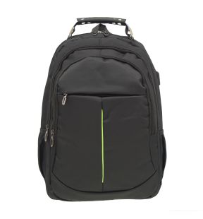 Oval Multi Pocket Backpack with USB