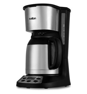 Salton Programmable Coffee Maker with 10 Cup Capacity Stainless Steel