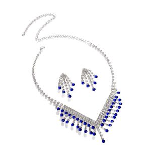 SOHI Women's Crystal Jewellery Set