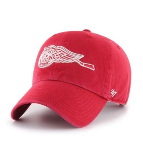 47 Brand NHL Clean Up Vintage Adjustable Hat - Detroit Red Wings