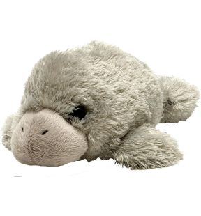 Wild Republic Manatee Plush, Stuffed Animal, Plush Toy, Gifts for Kids, Hug'Ems 7"