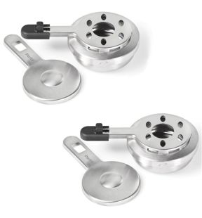 Starfrit - Set of 2 Adjustable Fondue Burners, Made of Stainless Steel