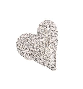 SOHI Women's Heart Cocktail Ring