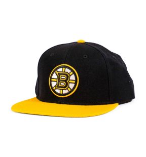 Boston Bruins - American Needle NHL Vintage Wool Replica Two Tone Snapback Hat