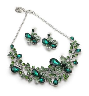 SOHI Women Green Jewellery Set