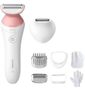 Philips - Cordless Women's Shaver Series 6000, For Wet or Dry Skin, Pink