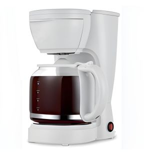 Salton Essentials EFC1774 - 12 Cup Coffee Maker, 900 Watts, White