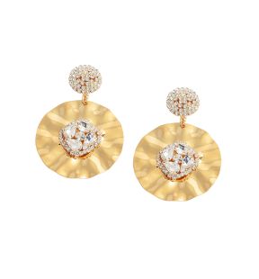 SOHI Women's Circular Drop Earrings