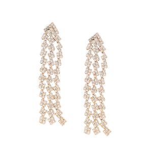 SOHI Women's Gold Bling Drop Earrings