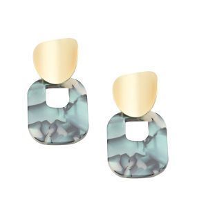 SOHI Women's Marble Drop Earrings