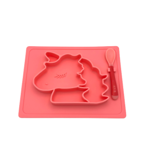 Tootsie B Unicorn Silicone Sectioned Plate | 05047