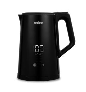 Salton JK1956 Insulated Digital Kettle Temperature Controlled Cordless,1.5L  Black