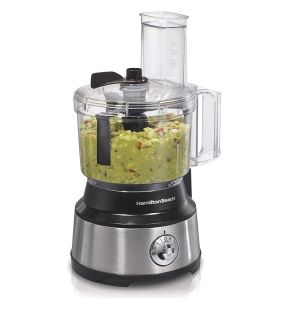 Hamilton Beach - Food Processor with Internal Spatula, 10 Cup Capacity, 450 Watt, Stainless Steel