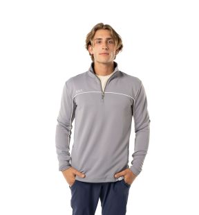 Bauer FLC 1/2 Zip Mens Hoody - Grey