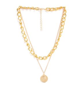 SOHI Women's Chain Layered Necklace