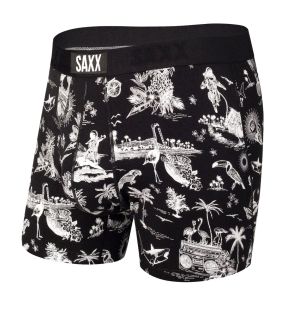 Saxx Ultra Boxers - Black Astro Surf & Turf