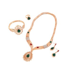 SOHI Women Golden Jewellery Set