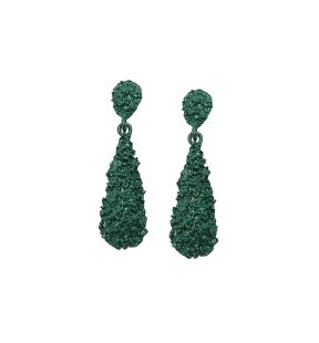 SOHI Women Green Drop Earrings