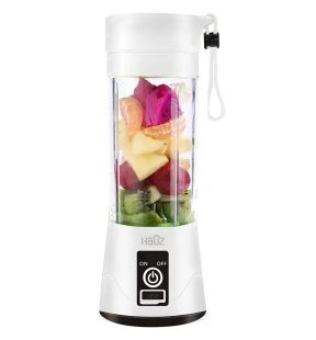 Hauz - Portable Personal Blender, 380 mL Capacity, USB Reachargeable, White